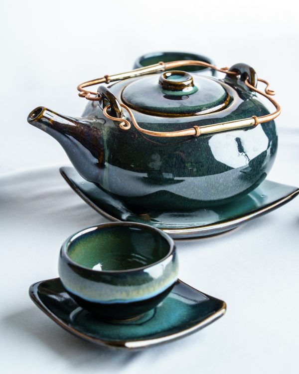 Emerald Horizon Tea Set